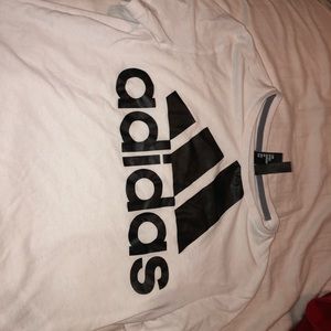 White Adidas shirt